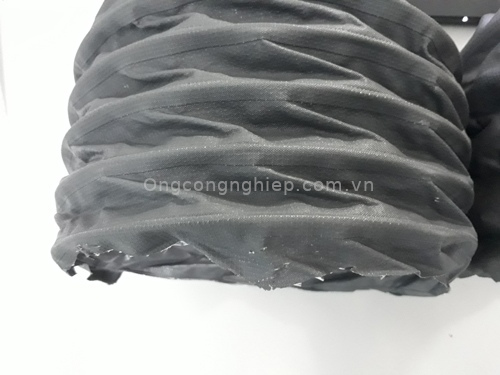 Ống thông hơi máy sấy công nghiệp các loại 3 ống gió mềm vải simili xám