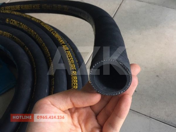 Ống cao su bố vải phi 25 2 ống cao su bố vải công danh phi 25