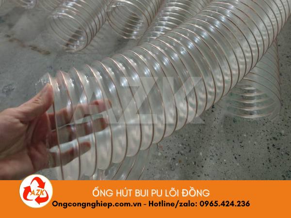 ống hút bụi pu lõi đồng