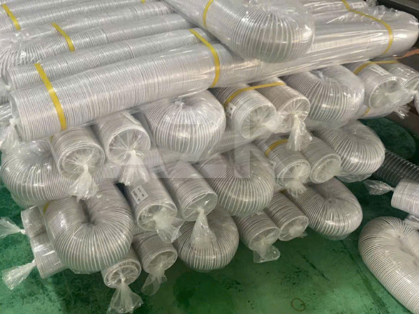 kho ống gió trắng hút bụi lõi thép tại AZK