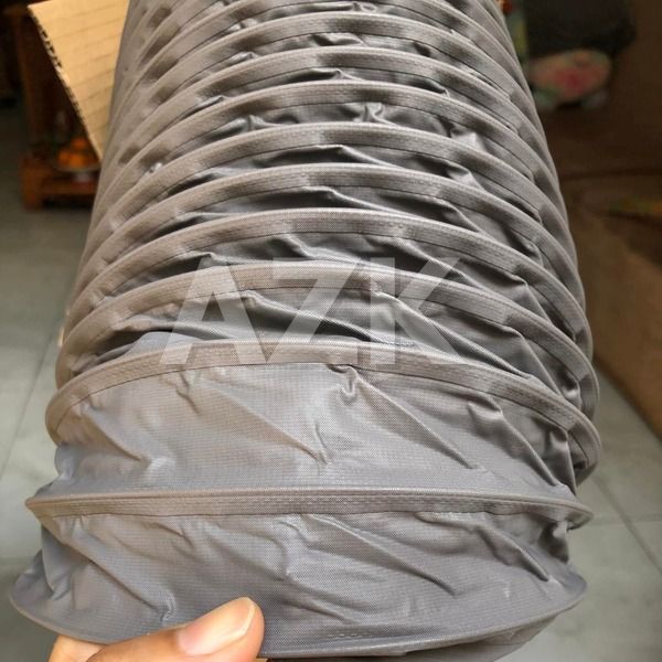 Ống gió mềm vải Fiber D175 4 bề mặt ống gió mềm vải fiber glass