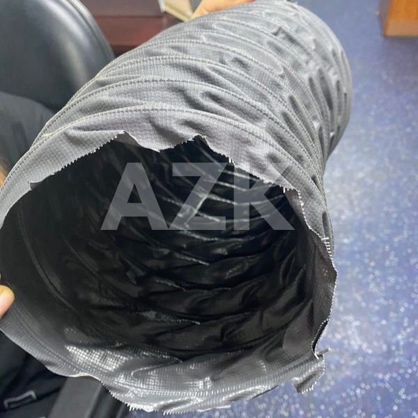 Ống gió mềm vải Fiber D300 4 ống thông gió vải fiber lõi thép