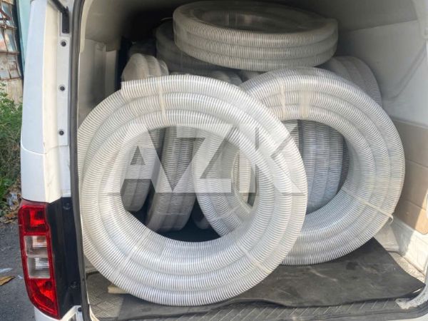 AZK xuất kho ống ngày 15 tháng 5 3 20 cuộn ống gân cổ trâu trắng D60