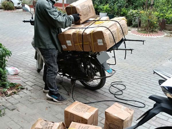 AZK xuất kho ống ngày 15 tháng 5 6 20 cuộn ống vải simili cam D200x10m