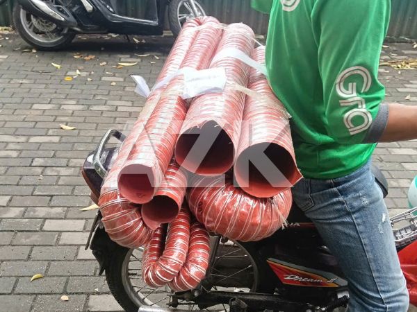 Giao hàng ngày 1 tháng 6 7 ống silicone chịu nhiệt phi 60, phi 100, phi 220