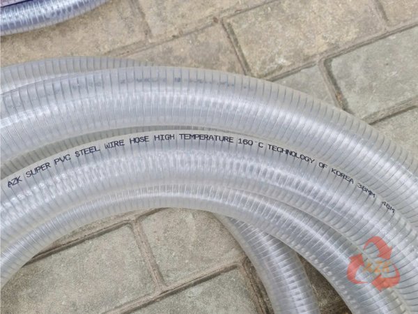 ống dẫn hạt nhựa mềm lõi thép chịu nhiệt