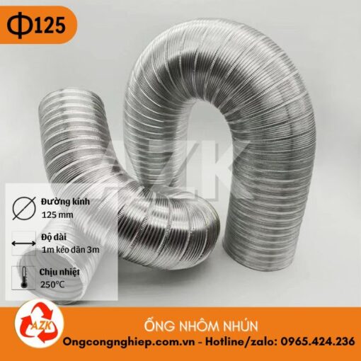 ống nhôm nhún D125