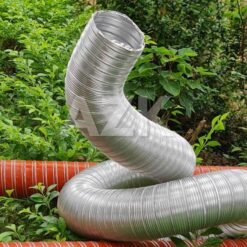 Ống nhôm nhún D100 1 ống nhôm nhún uốn cong tại azk