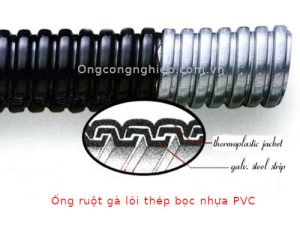 Ống ruột gà lõi thép bọc nhựa cao cấp