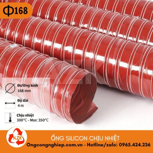 ống silicon chịu nhiệt phi 168