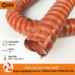 ống silicon chịu nhiệt phi 300