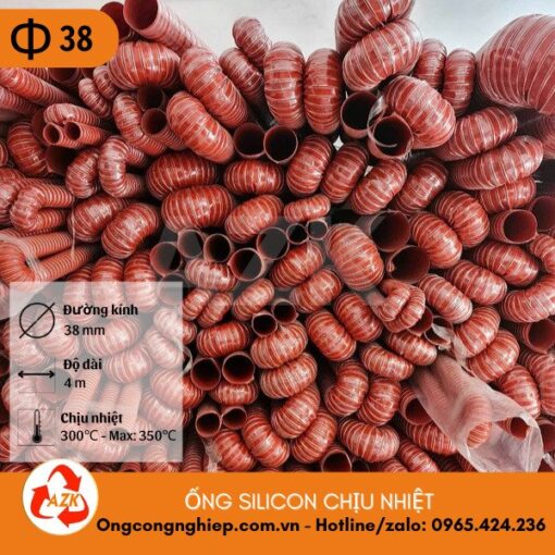 ống silicon chịu nhiệt phi 38