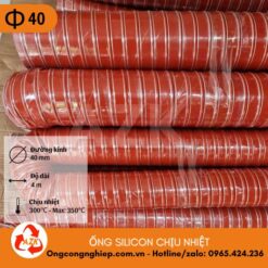 ống silicon chịu nhiệt phi 40