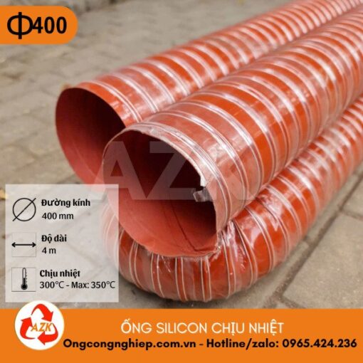 ống silicon chịu nhiệt phi 400
