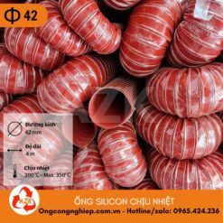 ống silicon chịu nhiệt phi 42