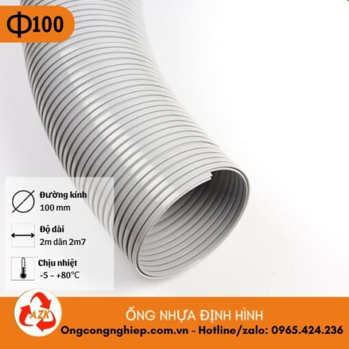 ống nhựa định hình D100
