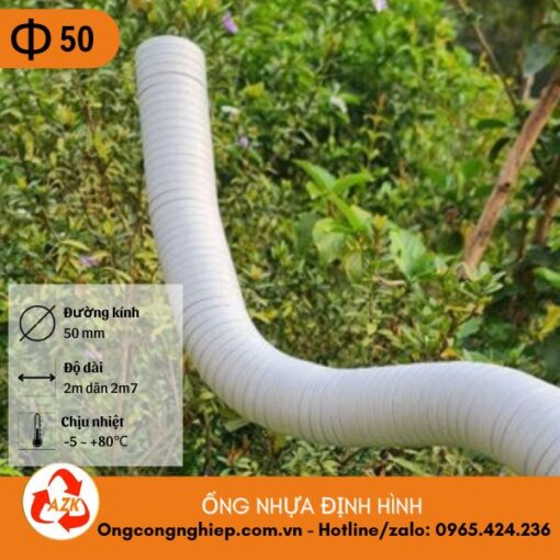 ống nhựa định hình D50