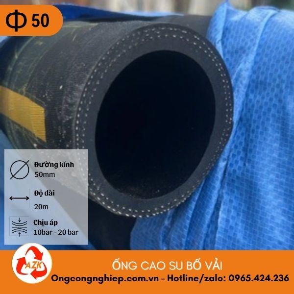 ong-cao-su-bo-vai-phi-50 ống cao su bố vải phi 50