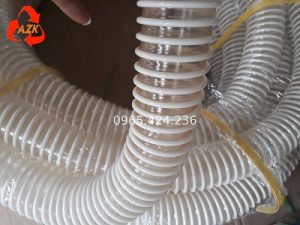ống nhựa gân màu trắng