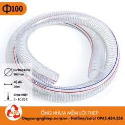 ống nhựa mềm lõi thép đường kính 100mm