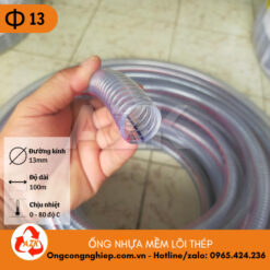 ống nhựa mềm lõi thép đường kính 13mm