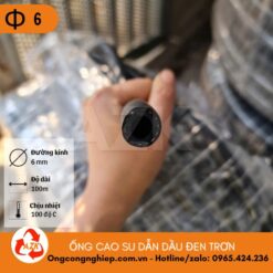 ống cao su dẫn dầu phi 6