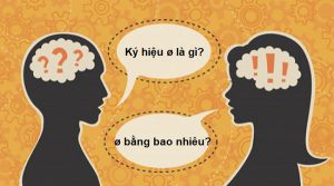 Ký hiệu ø là gì?