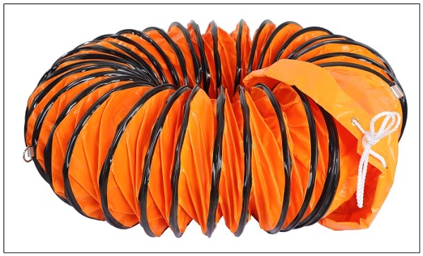 ống gió vải simili cam