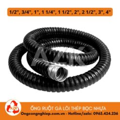 Ống Công Nghiệp 56 ống ruột gà lõi thép bọc nhựa