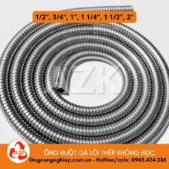 ống ruột gà lõi thép không bọc