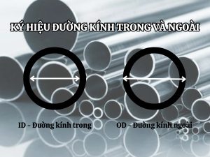 Ký hiệu đường kính trong và ngoài