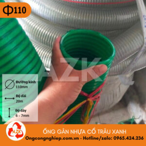 ống gân nhựa cổ trâu phi 110