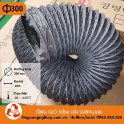 ống gió mềm vải tarpaulin D300