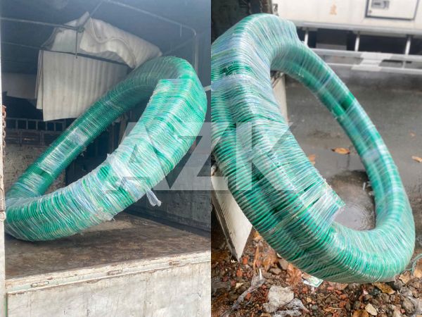 1 cuộn ống gân nhựa cổ trâu xanh phi 90 azk