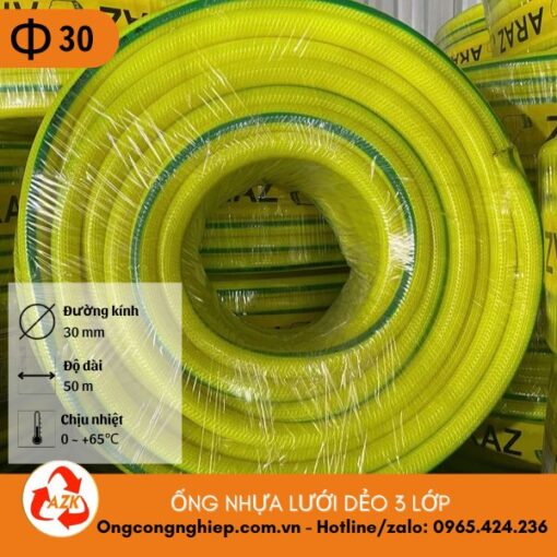 ống nhựa lưới 3 lớp phi 30