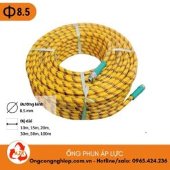 ống phun áp lực 8.5mm