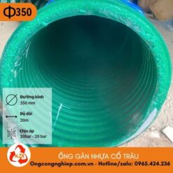 Ống gân nhựa cổ trâu phi 350