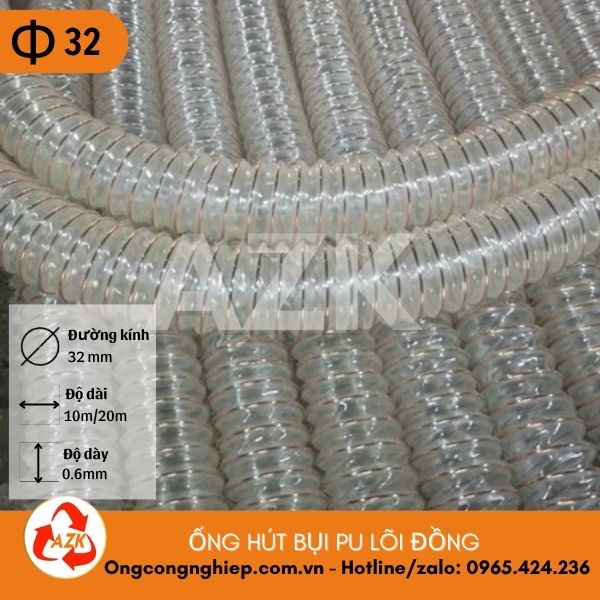 ong-hut-bui-pu-loi-dong-phi-32 ống hút bụi pu lõi đồng phi 32