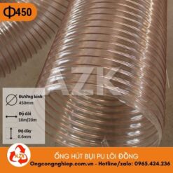 Ống hút bụi pu lõi đồng phi 450