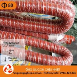 ống silicon chịu nhiệt phi 50